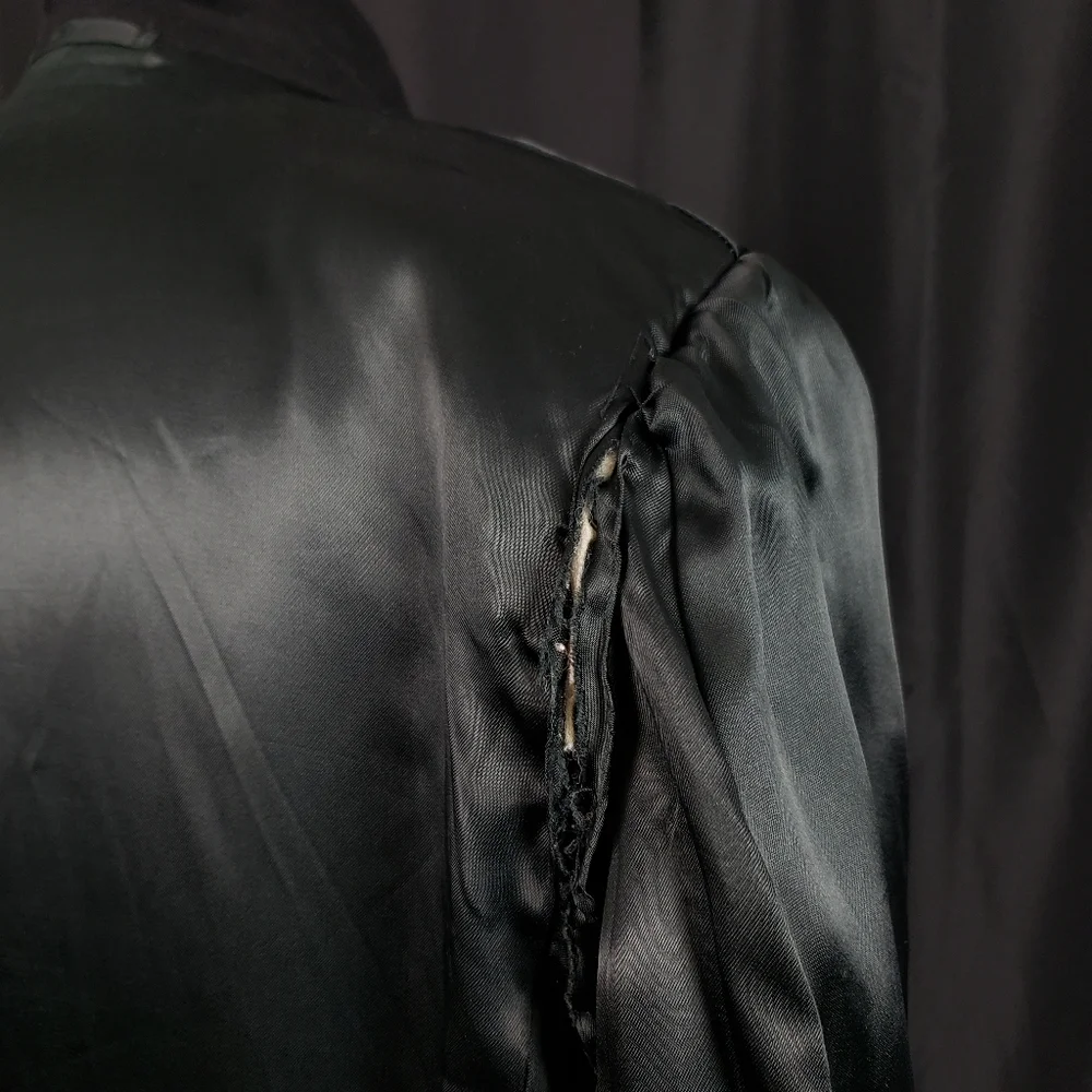 Ing. Loro Piana & C. Black Cashmere Trench Over Coat Duster 52 42 Made in Italy - Picture 7 of 7